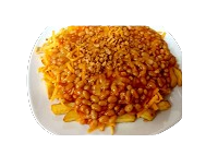 Cheesy Fries With Beans 