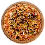Hot Veggie Pizza 