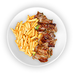 Donner Kebab With Chips 
