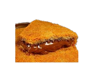 Kunafa Topped With Nutella 