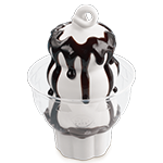 Chocolate Brownie Sundae 